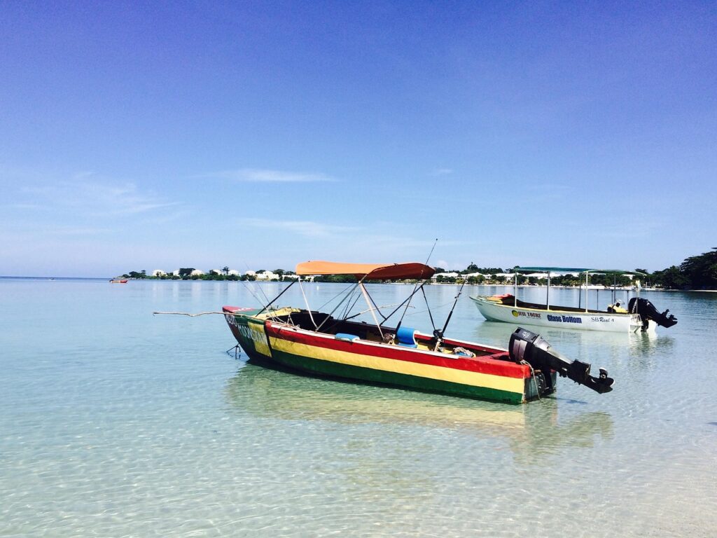 jamaica, nature, negril, beach, boat